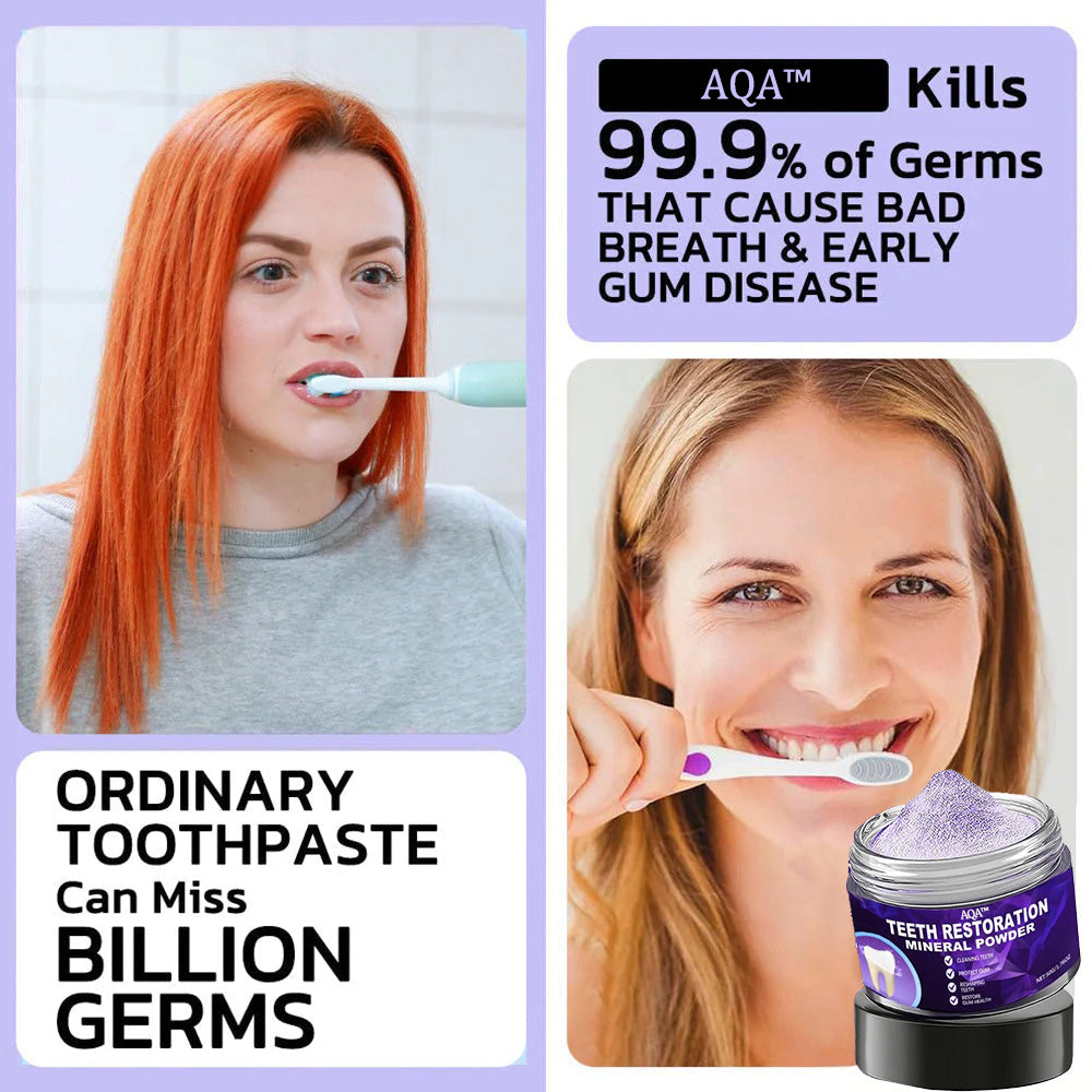 💎AQA™ Teeth Restoration Mineral Powder🦷(ADA recommended) (🎁Flash Sale - Don’t Miss Out)