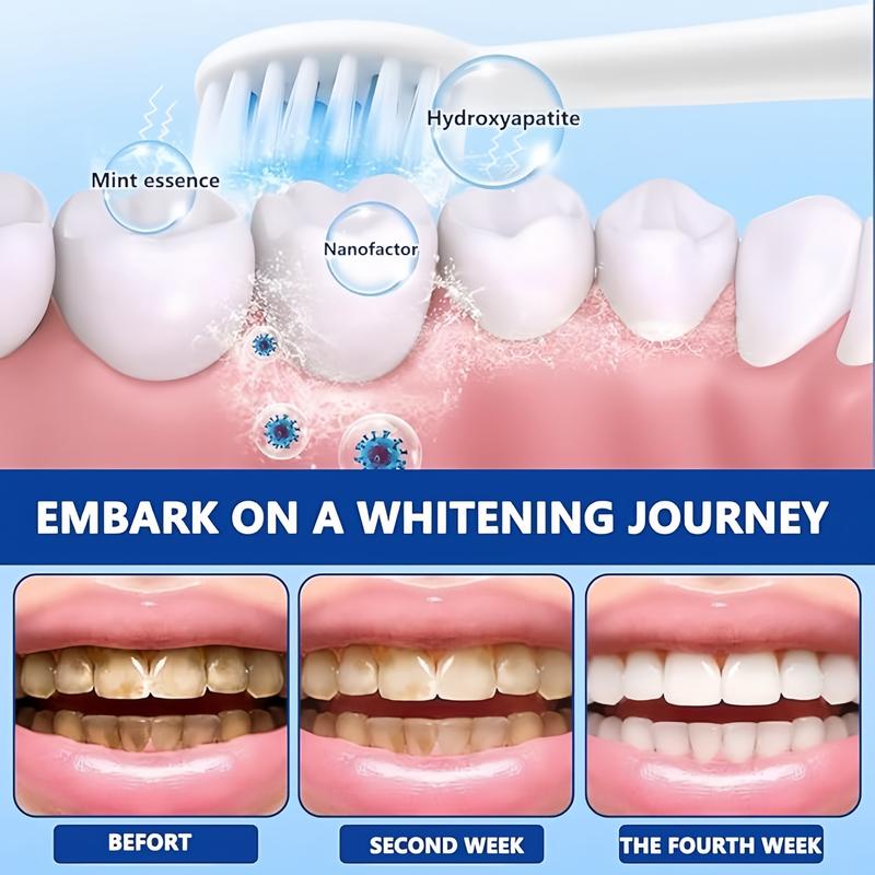 Beamach Hydroxyapatite Toothpaste 7.5% for Enamel Repair & Teeth Whitening Refreshing Flavor Fluorid