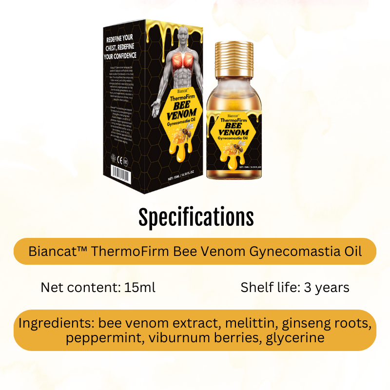 Melax™ ThermoFirm Bee Venom Gynecomastia Oil